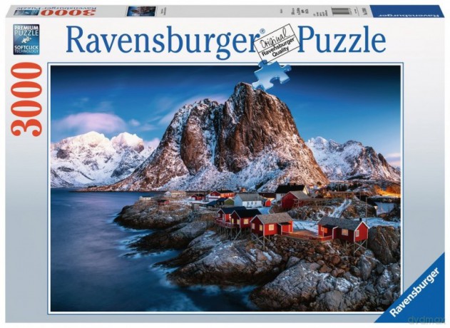 RAVENSBURGER 3000 el. Norwegia - Hamnoy, Lofoten [PUZZLE]