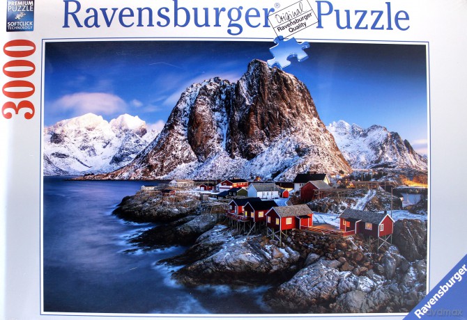RAVENSBURGER 3000 el. Norwegia - Hamnoy, Lofoten [PUZZLE]