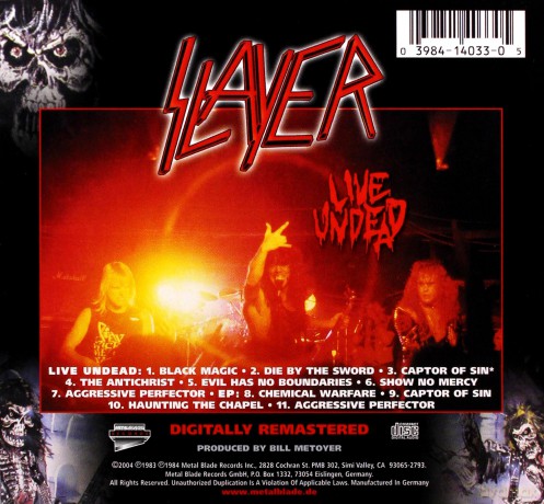 Slayer: Live Undead [CD]