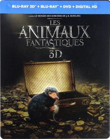 Fantastic Beasts and Where to Find Them (Fantastyczne zwierzęta i jak je znaleźć) (steelbook) [Blu-Ray 3D]+[Blu-Ray]