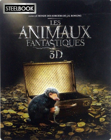 Fantastic Beasts and Where to Find Them (Fantastyczne zwierzęta i jak je znaleźć) (steelbook) [Blu-Ray 3D]+[Blu-Ray]