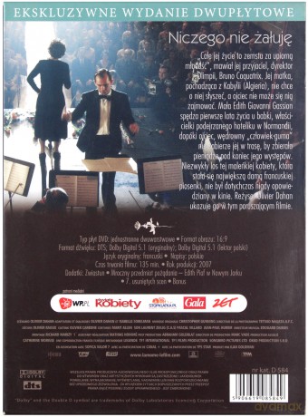Niczego nie żałuję [2DVD]