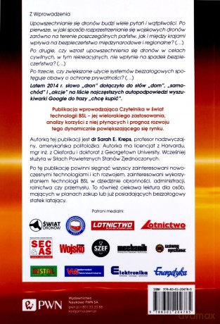 Drony. Wprowadzenie, technologie, zastosowania - Sarah E. Kreps [KSIĄŻKA]