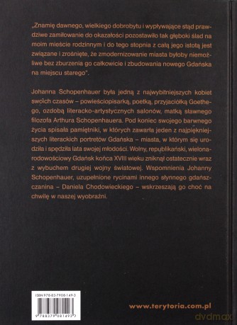 Gdańskie wspomnienia młodości - Joanna Schopenhauer [KSIĄŻKA]