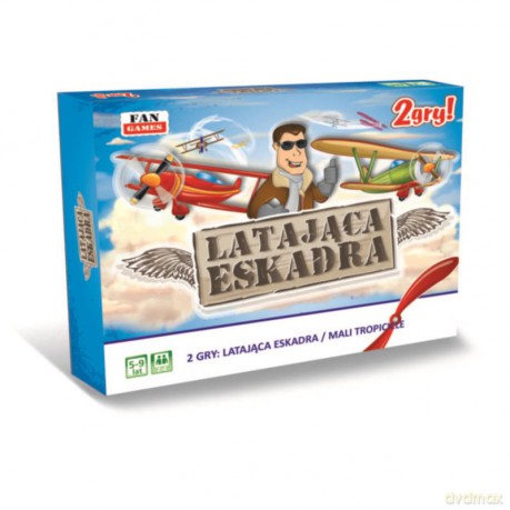 Gra 2w1 Latająca eskadra. Mali tropiciele [GRA]
