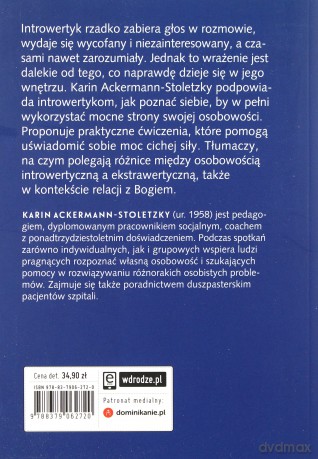 Introwertyzm. Cicha moc - Karin Ackermann- Stoletzky [KSIĄŻKA]