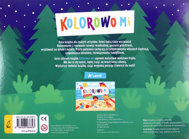 Kolorowo mi. Kolorowanki i łamigłówki 2 [KSIĄŻKA]