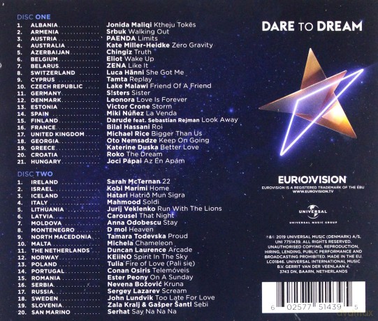 Eurovision Song Contest Tel Aviv 2019 [2CD]