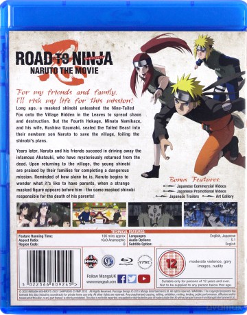 Naruto The Movie: Road To Ninja [Blu-Ray]