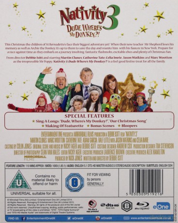 Nativity 3: Dude, Where's My Donkey [Blu-Ray]