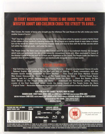 The People Under The Stairs (W mroku pod schodami) [Blu-Ray]