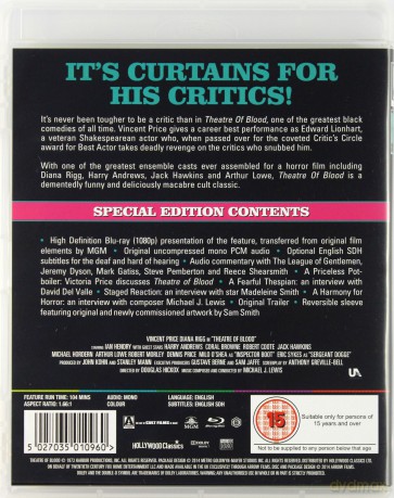 Theatre Of Blood (Krwawy Teatr) [Blu-Ray]