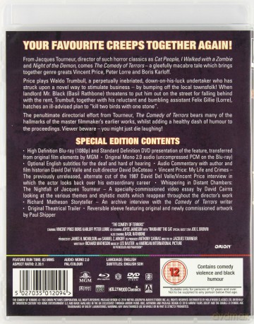 The Comedy Of Terrors (Poskromienie złoczyńcy) [Blu-Ray]+[DVD]