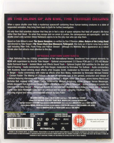 Lifeforce (Siła witalna) [Blu-Ray]