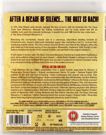 The Texas Chainsaw Massacre 2 (Teksańska masakra piłą mecchaniczną II) [Blu-Ray]