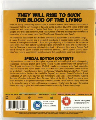 Zombie Flesh Eaters [Blu-Ray]