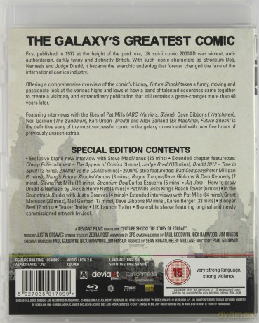 Futureshock! The Story of 2000AD [Blu-Ray]