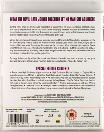 Sisters (Siostry) [Blu-Ray]