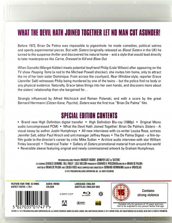 Sisters (Siostry) [Blu-Ray]