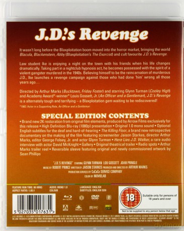 J.D.'s Revenge [Blu-Ray]