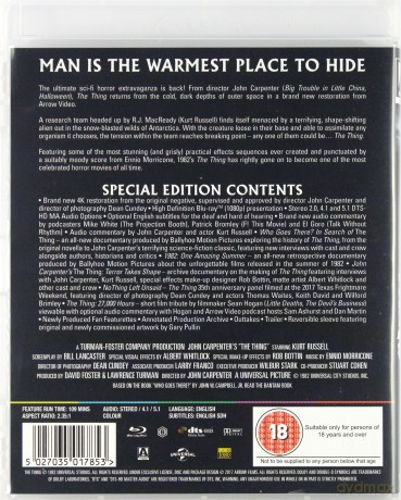 The Thing (Coś) [Blu-Ray]