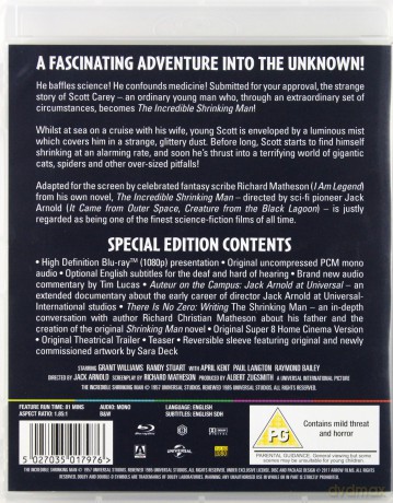 The Incredible Shrinking Man (O człowieku, co malał) [Blu-Ray]