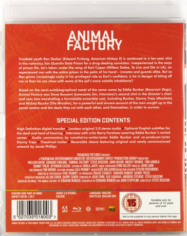 Animal Factory (Gniazdo os) [Blu-Ray]