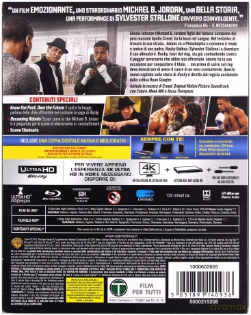 Creed: Narodziny legendy [Blu-Ray 4K]+[Blu-Ray]