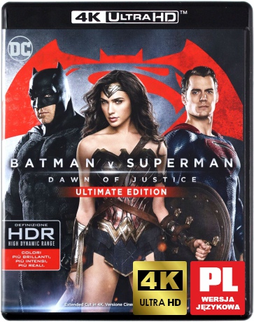 Batman v Superman: Świt sprawiedliwości [Blu-Ray 4K]+[Blu-Ray]