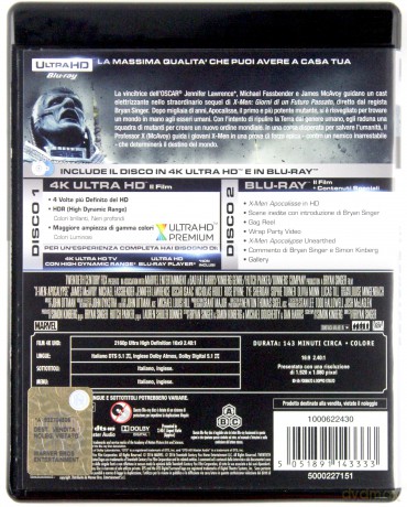X-Men Apocalipse [Blu-Ray 4K]+[Blu-Ray]