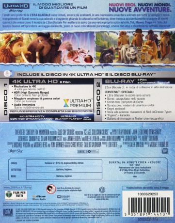 Ice Age: Collision Course (Epoka lodowcowa 5: Mocne uderzenie) [Blu-Ray 4K]+[Blu-Ray]