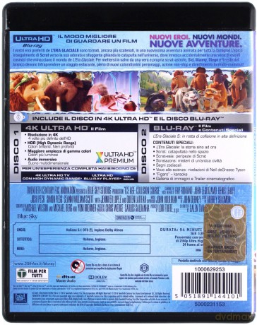 Ice Age: Collision Course (Epoka lodowcowa 5: Mocne uderzenie) [Blu-Ray 4K]+[Blu-Ray]