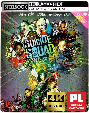 Suicide Squad (Legion Samobójców) (steelbook) [Blu-Ray 4K]+[Blu-Ray]