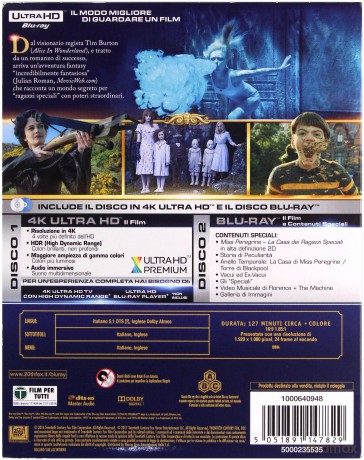 Miss Peregrine's Home for Peculiar Children (Osobliwy dom pani Peregrine) [Blu-Ray 4K]+[Blu-Ray]