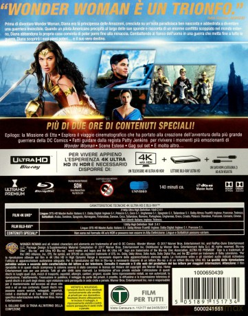 Wonder Woman [Blu-Ray 4K]+[Blu-Ray]