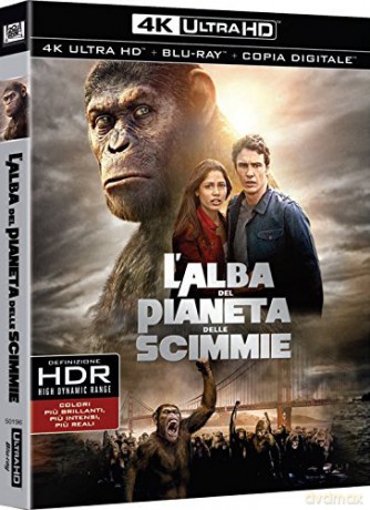 Rise of the Planet of the Apes (Geneza planety małp) [Blu-Ray 4K]+[Blu-Ray]