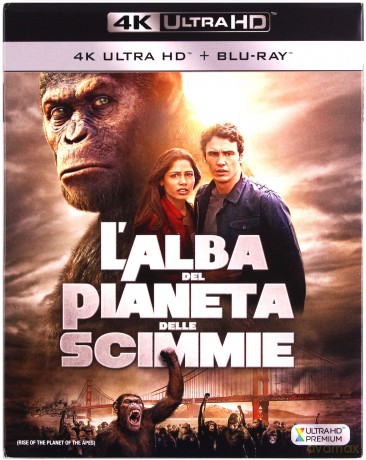Rise of the Planet of the Apes (Geneza planety małp) [Blu-Ray 4K]+[Blu-Ray]