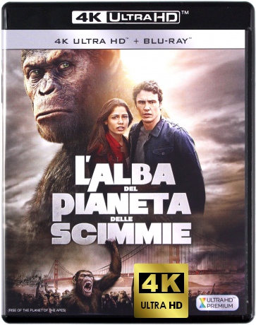 Rise of the Planet of the Apes (Geneza planety małp) [Blu-Ray 4K]+[Blu-Ray]