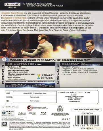 Kingsman: Złoty krąg [Blu-Ray 4K]+[Blu-Ray]