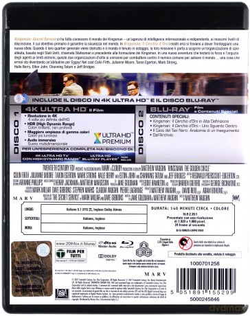 Kingsman: Złoty krąg [Blu-Ray 4K]+[Blu-Ray]