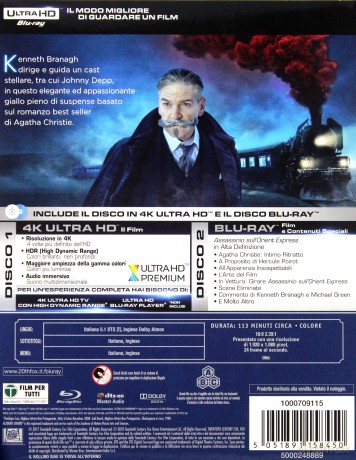 Morderstwo w Orient Expressie [Blu-Ray 4K]+[Blu-Ray]