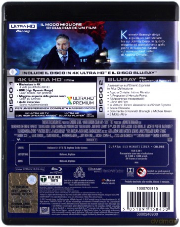 Morderstwo w Orient Expressie [Blu-Ray 4K]+[Blu-Ray]