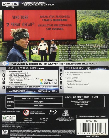 Trzy billboardy za Ebbing, Missouri [Blu-Ray 4K]+[Blu-Ray]
