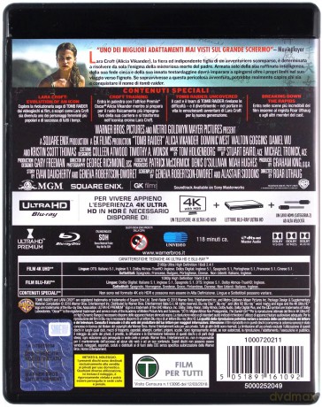 Tomb Raider [Blu-Ray 4K]+[Blu-Ray]