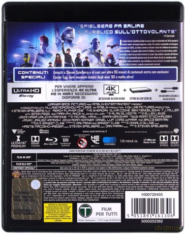 Player One [Blu-Ray 4K]+[Blu-Ray]