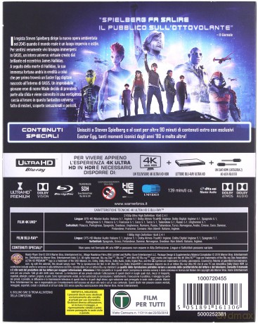 Player One [Blu-Ray 4K]+[Blu-Ray]