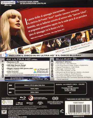 Czerwona jaskółka [Blu-Ray 4K]+[Blu-Ray]