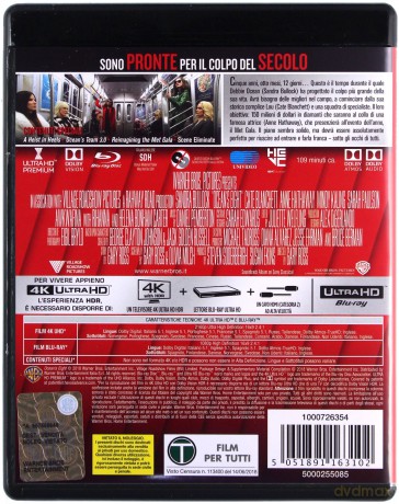 Ocean's Eight [Blu-Ray 4K]+[Blu-Ray]