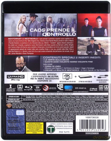 Westworld Sezon 2 [Blu-Ray 4K]+[Blu-Ray]