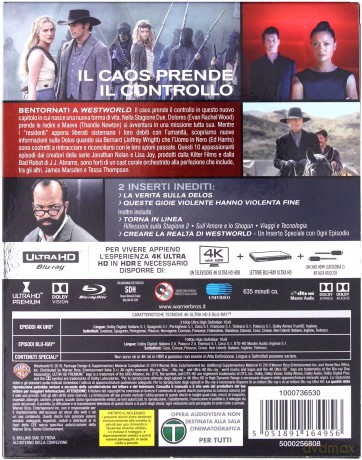 Westworld Sezon 2 [Blu-Ray 4K]+[Blu-Ray]
